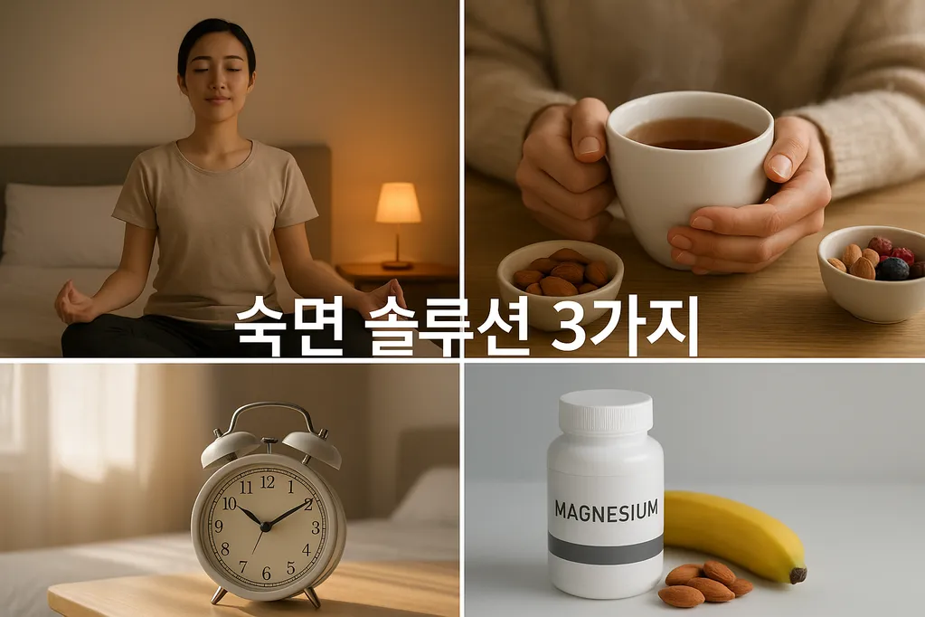 숙면솔루션 3가지