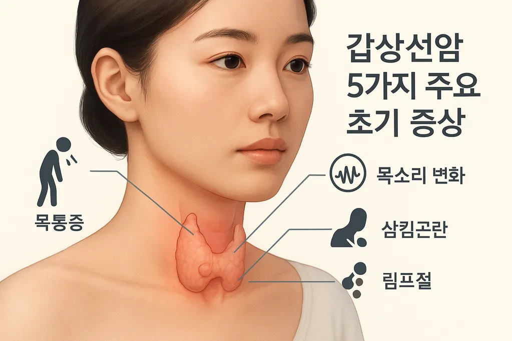 갑상선암 5가지 주요 초기 증상