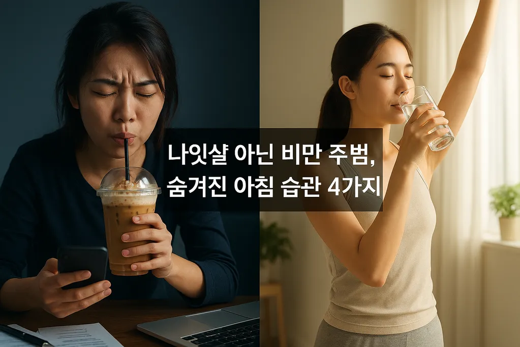 나잇살 아닌 비만 주범, 숨겨진 아침 습관 4가지